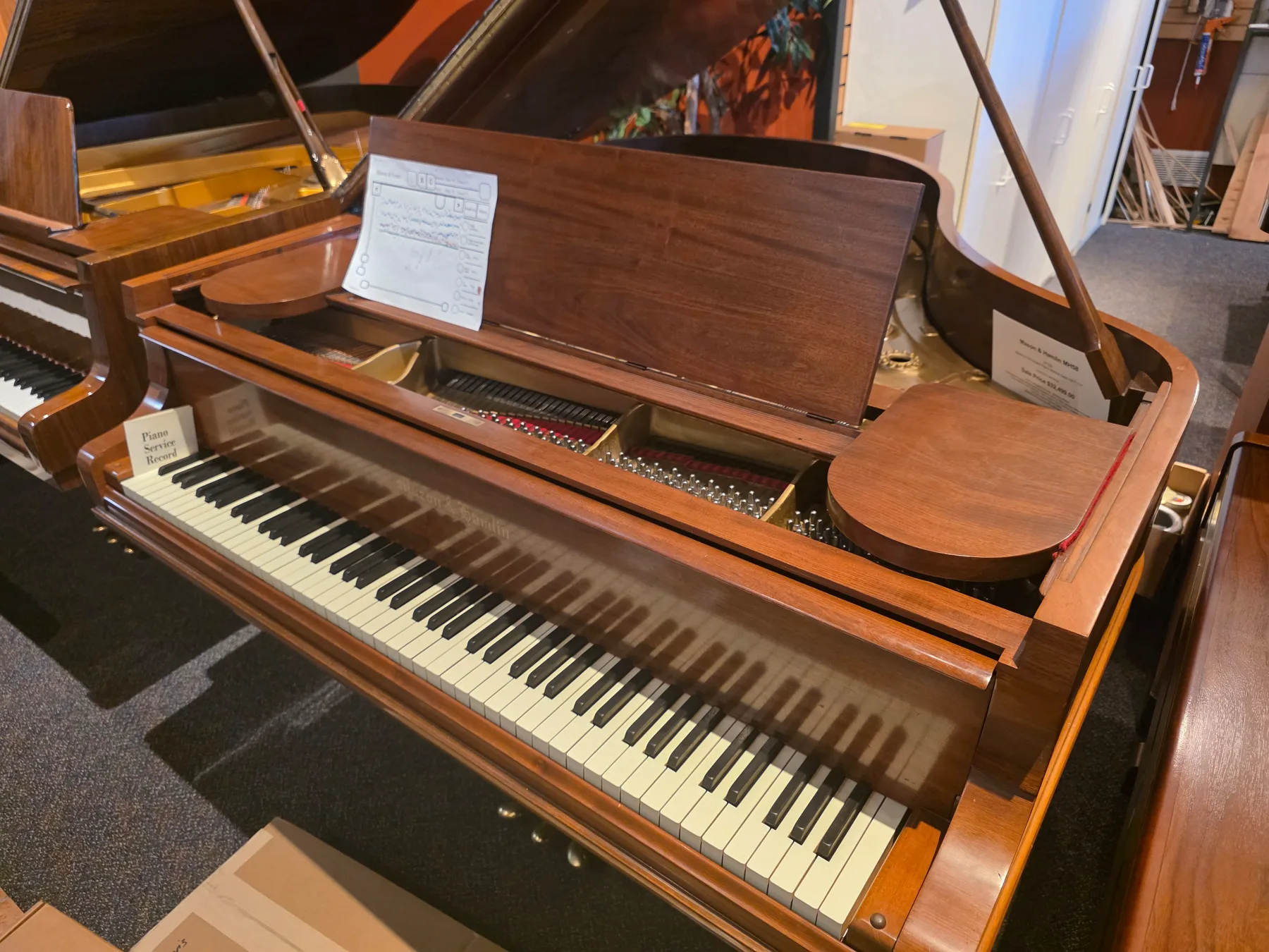 Mason & Hamlin A 5'8" Walnut Satin USED