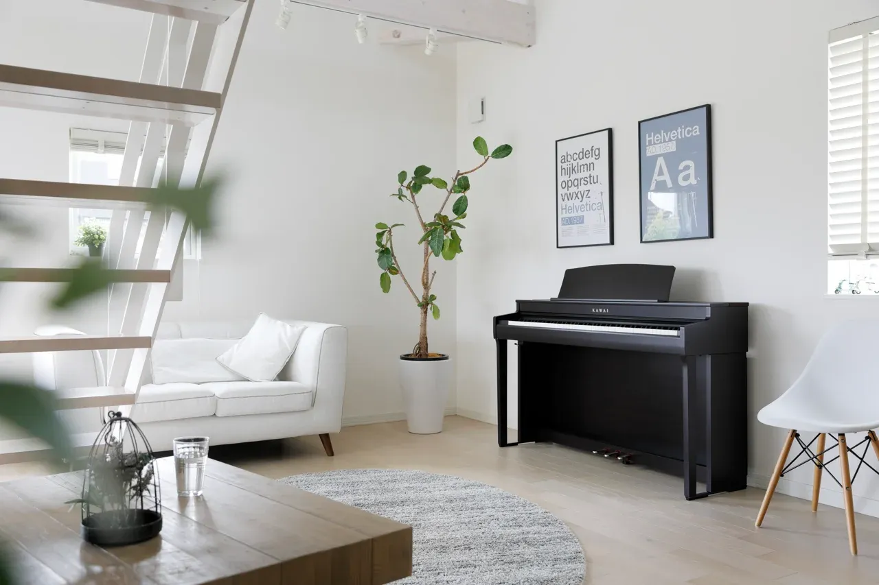 Kawai CN301 in a living room