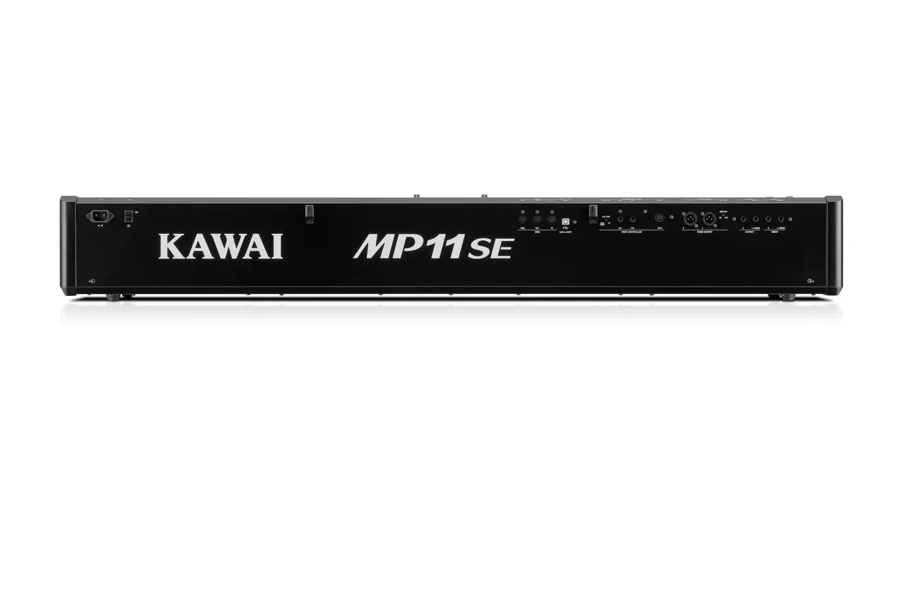 Kawai MP11SE rear connectivity panel