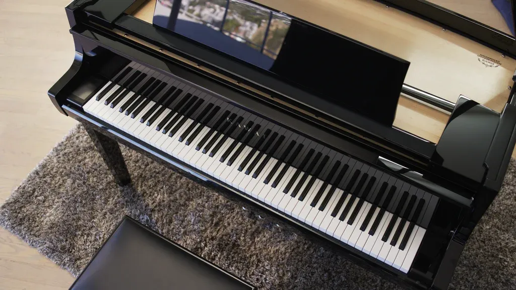 Kawai NV12 hybrid piano in a studio setting