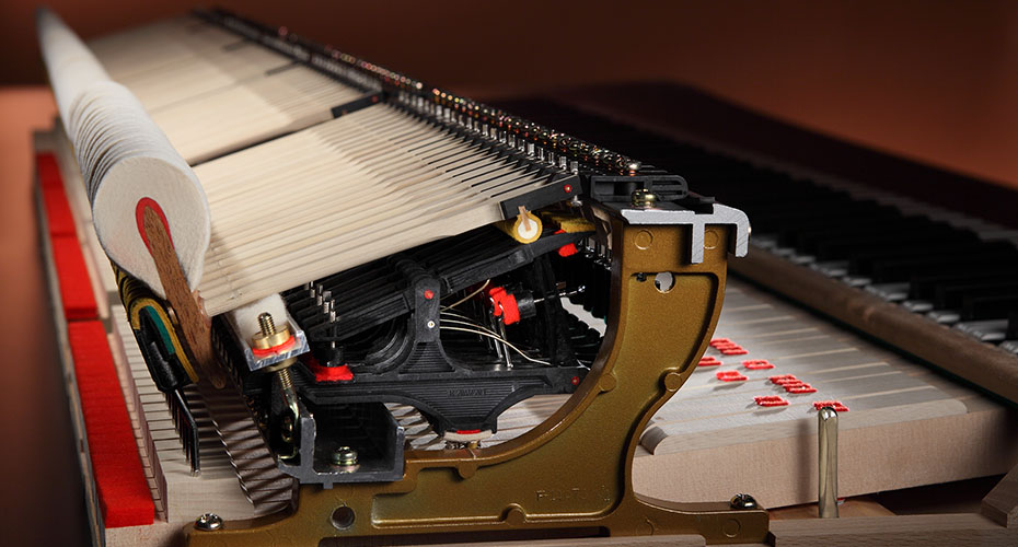 Kawai Millennium III grand piano action