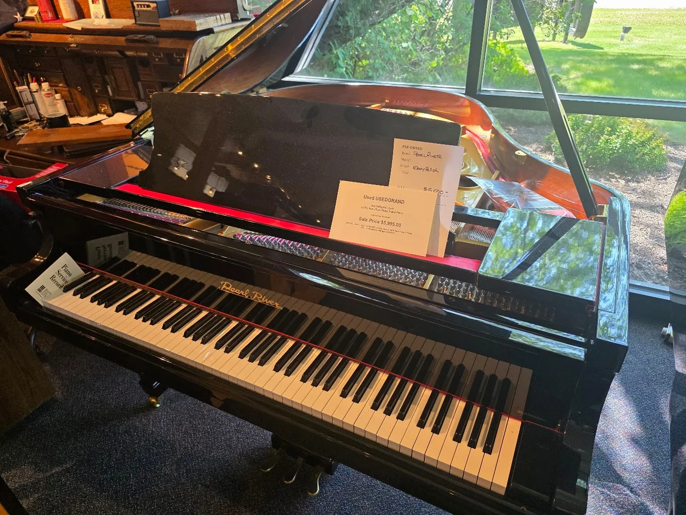 USED Pearl River 5'3" Baby Grand Ebony Polish