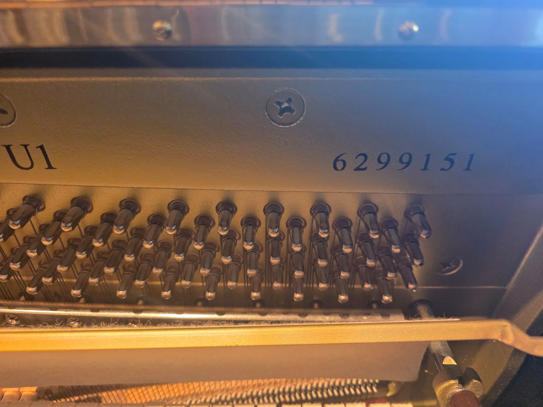 Used Yamaha U1 Ebony Satin Reconditioned! Rare option