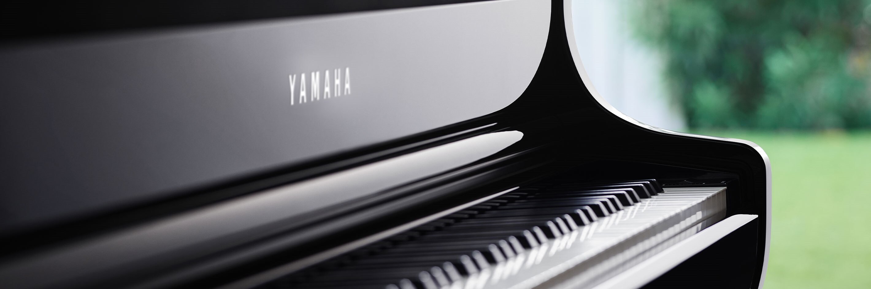 Close-up of a Yamaha Clavinova CLP-800 Series digital piano and keyboard.
