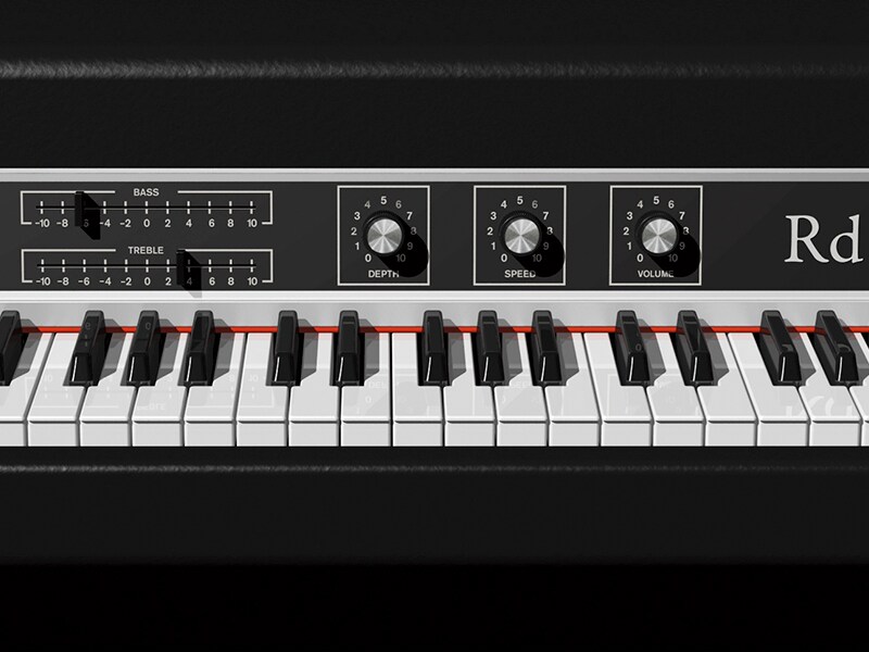 The Yamaha P-525 control panel with tone and effect controls
