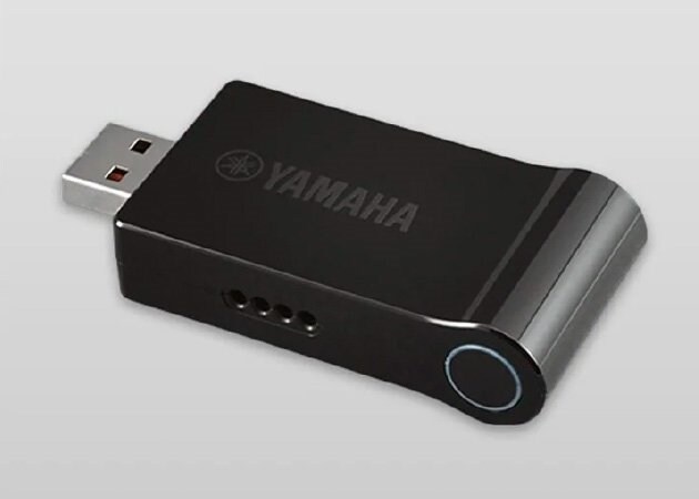 The optional Yamaha UD-WL01 Wi-Fi USB wireless LAN adaptor